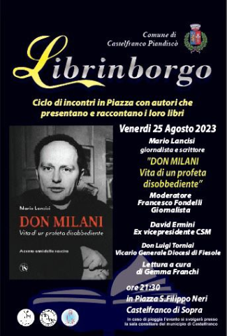 Librinborgo: "Don Milani, vita di un profeta disobbidiente" - 25/08/23