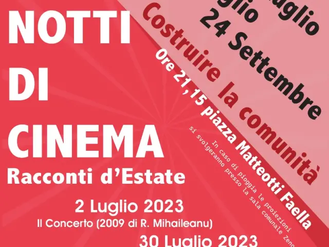 Notti di Cinema - 2 Luglio 2023 Faella