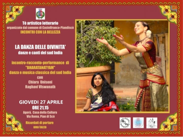 "La danza delle divinità", danze e canti del sud India - Giovedì 27/04/2023 ore 21:15