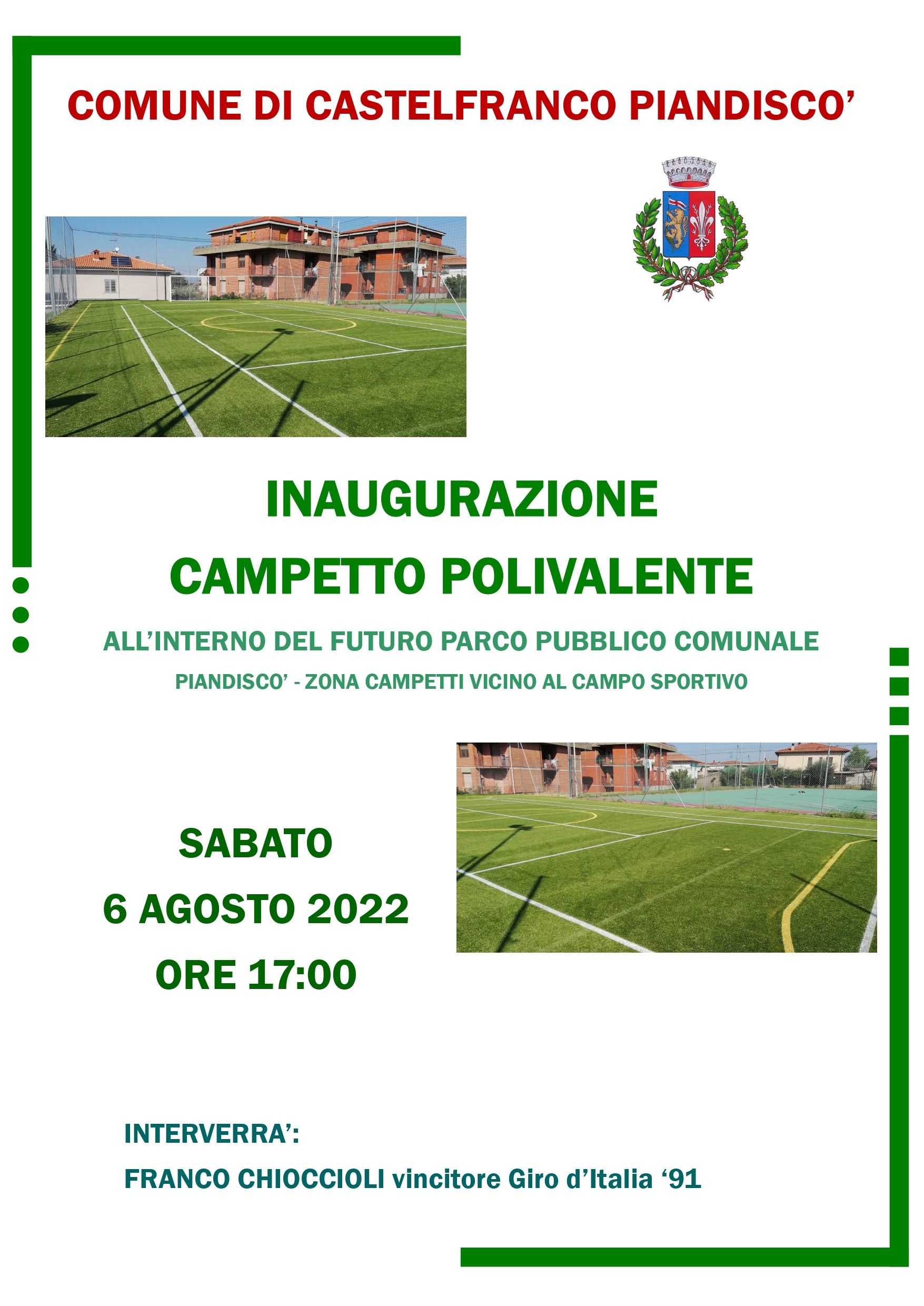 Inaugurazione campetto polivalente - 06/08/2022