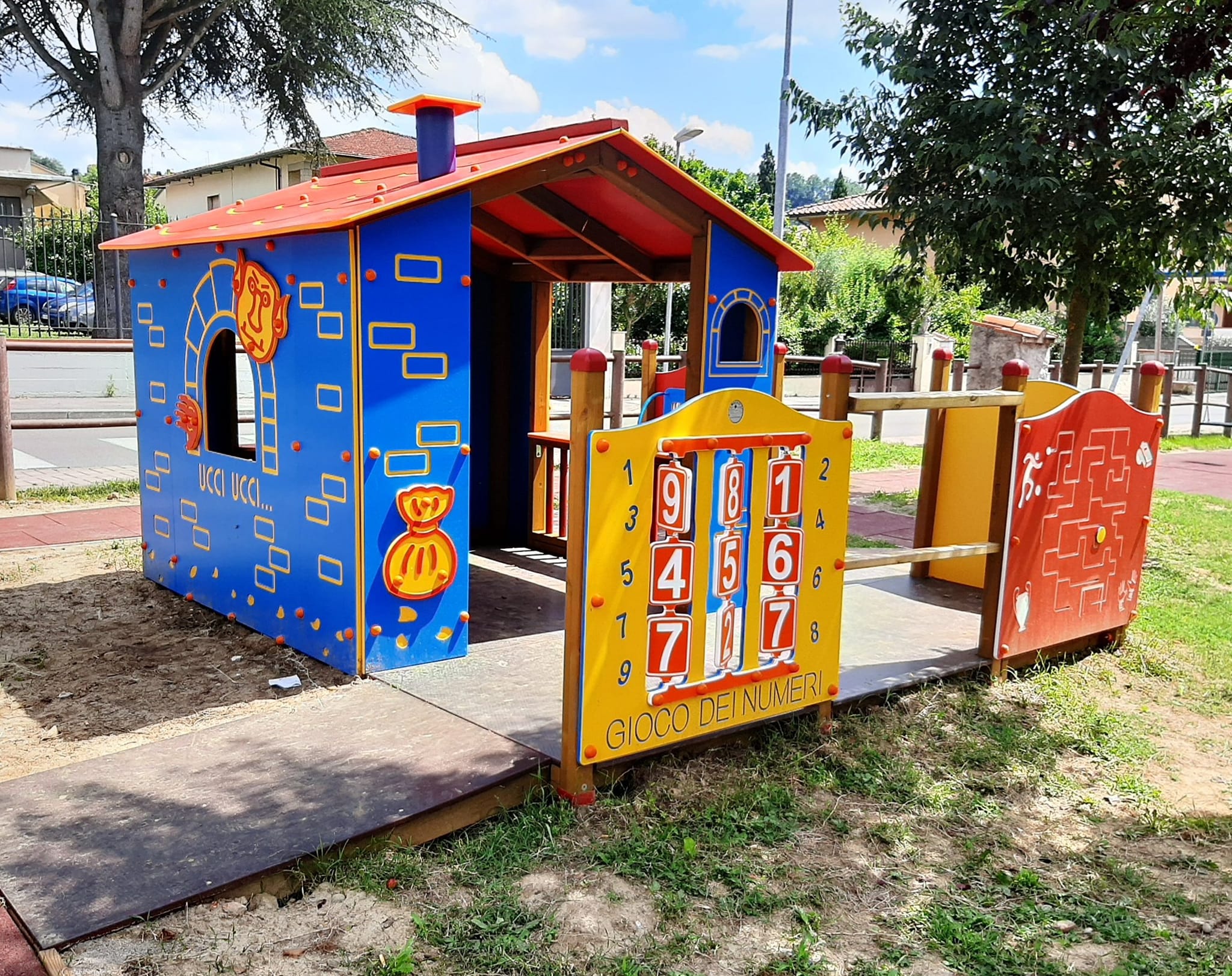 Giardini con giochi inclusivi a Vaggio