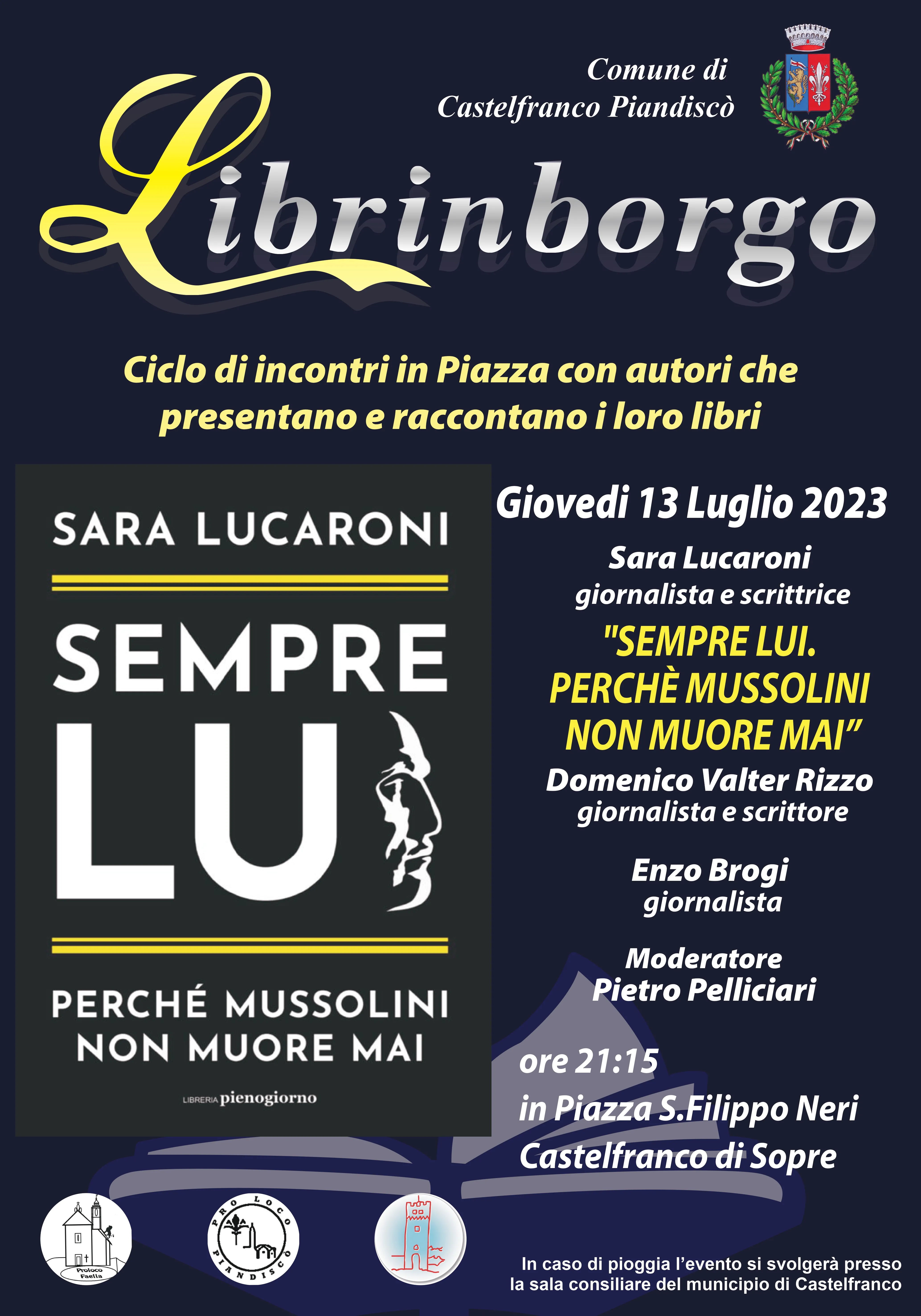 Librinborgo: "Sempre lui" di Sara Lucaroni - 13/07/2023