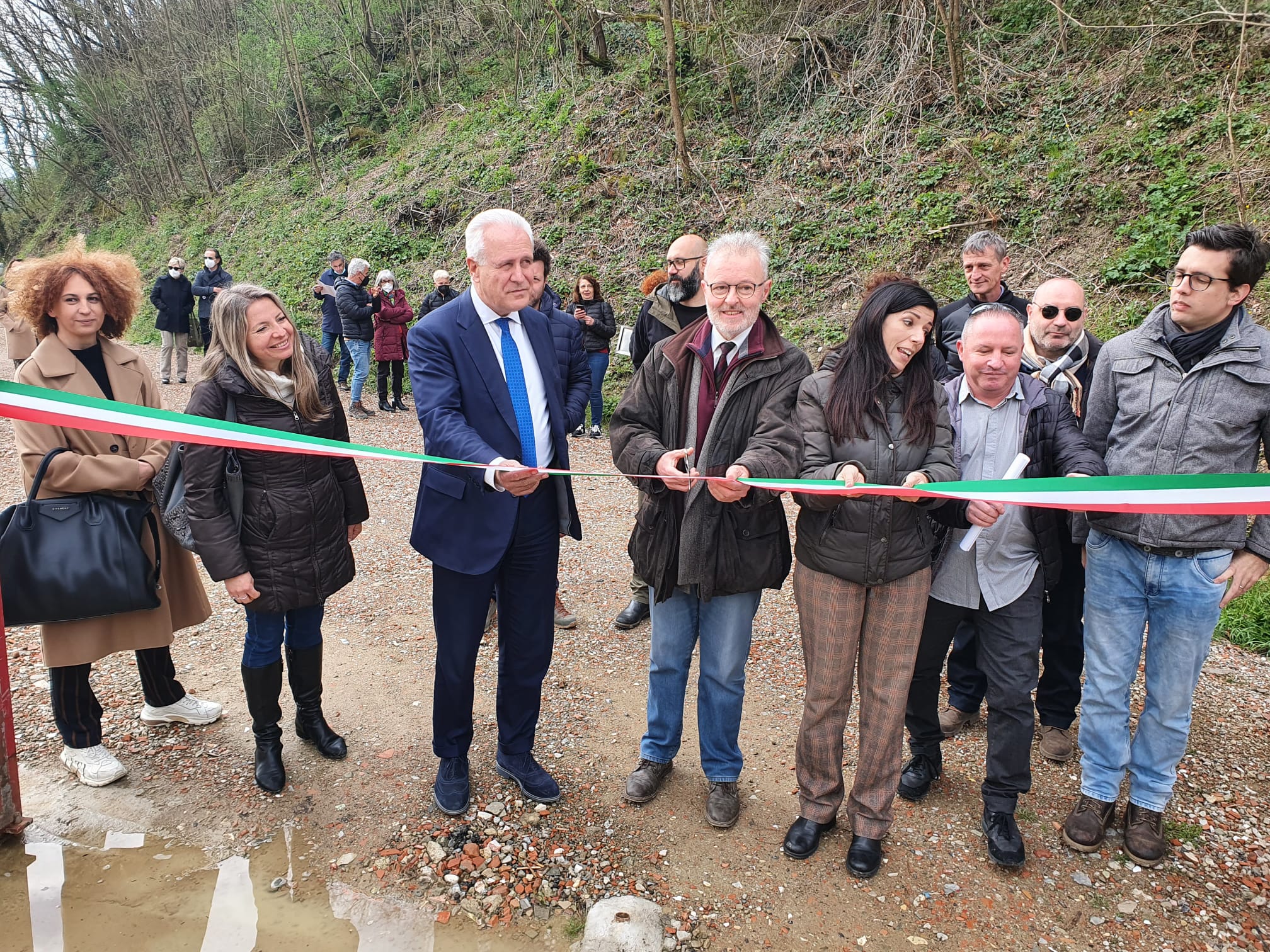 Inaugurazione lavori di mitigazione rischio idraulico del Rantigioni