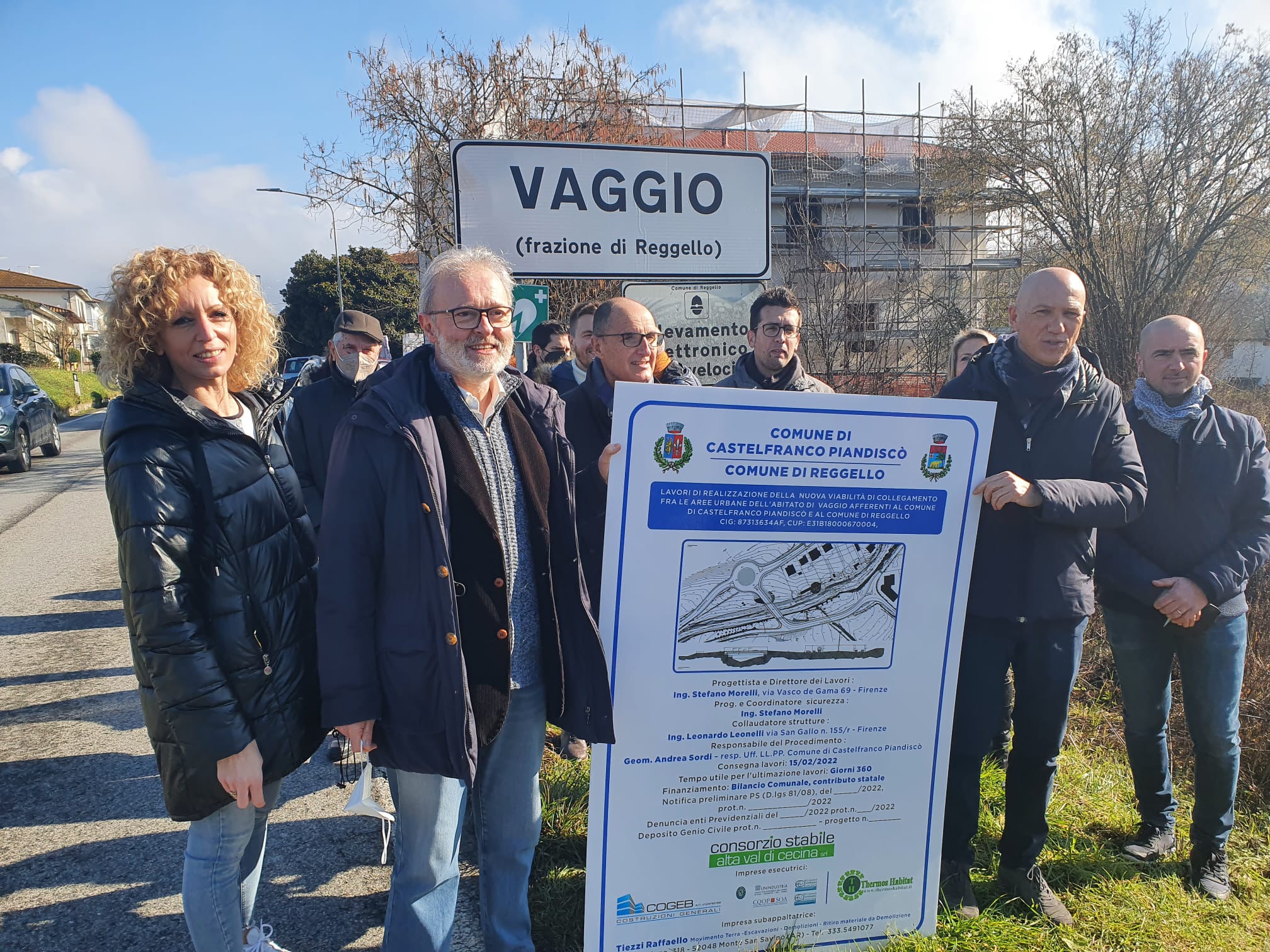 Nuova viabilità e ponte sul Resco a Vaggio: parte il cantiere