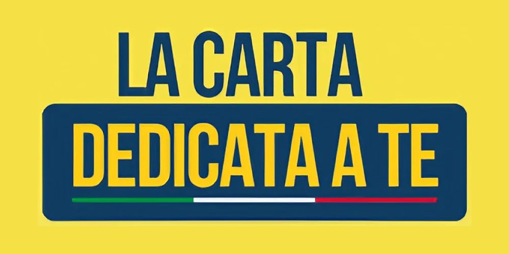 Carta dedicata a te 2024