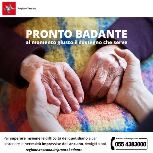 Pronto badante, un servizio a sostegno delle persone con fragilità