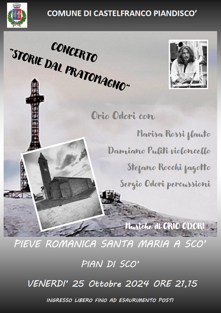 Concerto Storie del Pratomagno alla Pieve Romanica di Santa Maria a Scò