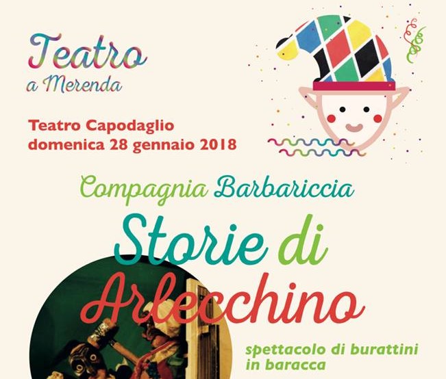 Teatro a Merenda: domenica prossima di scena Arlecchino