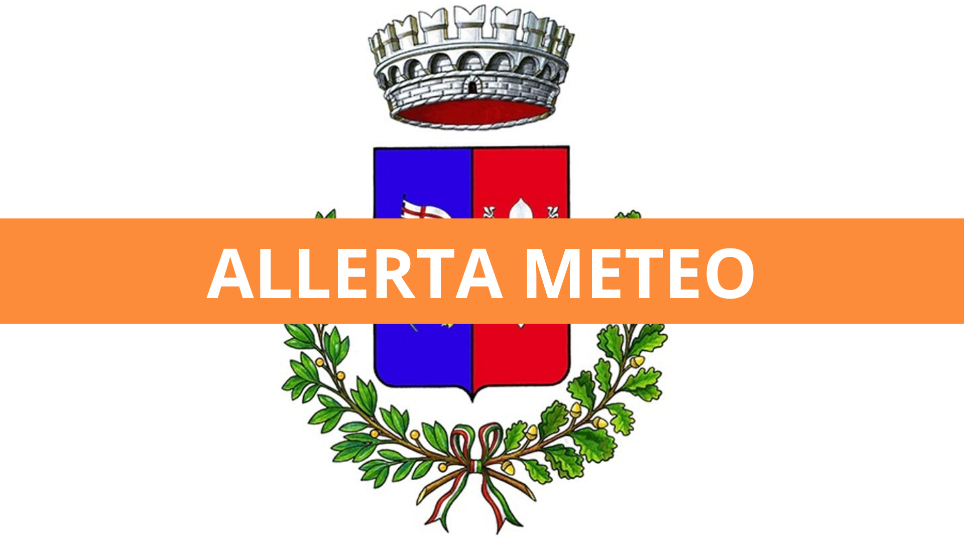 Allerta Meteo Codice ARANCIONE - Sabato 16 e Domenica 17 novembre 2019 