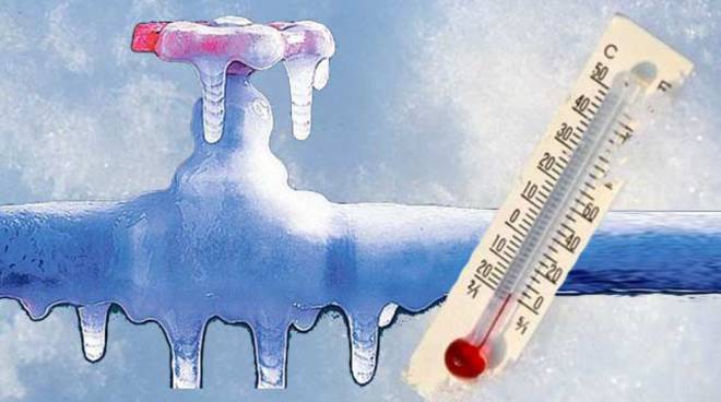 Contatori dell'acqua, rischio ghiaccio. Publiacqua: "Proteggeteli"