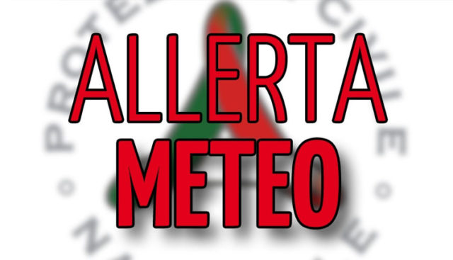 Allerta meteo (codice giallo) dalle 18.00 del 15 marzo alle 8.00 del 16 marzo 2018