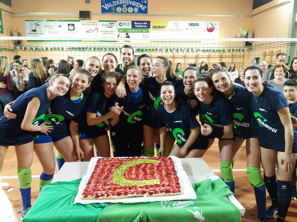 Volley: Piandiscò Valdarninsieme promossa in serie C. Le congratulazioni dell'Amministrazione comunale
