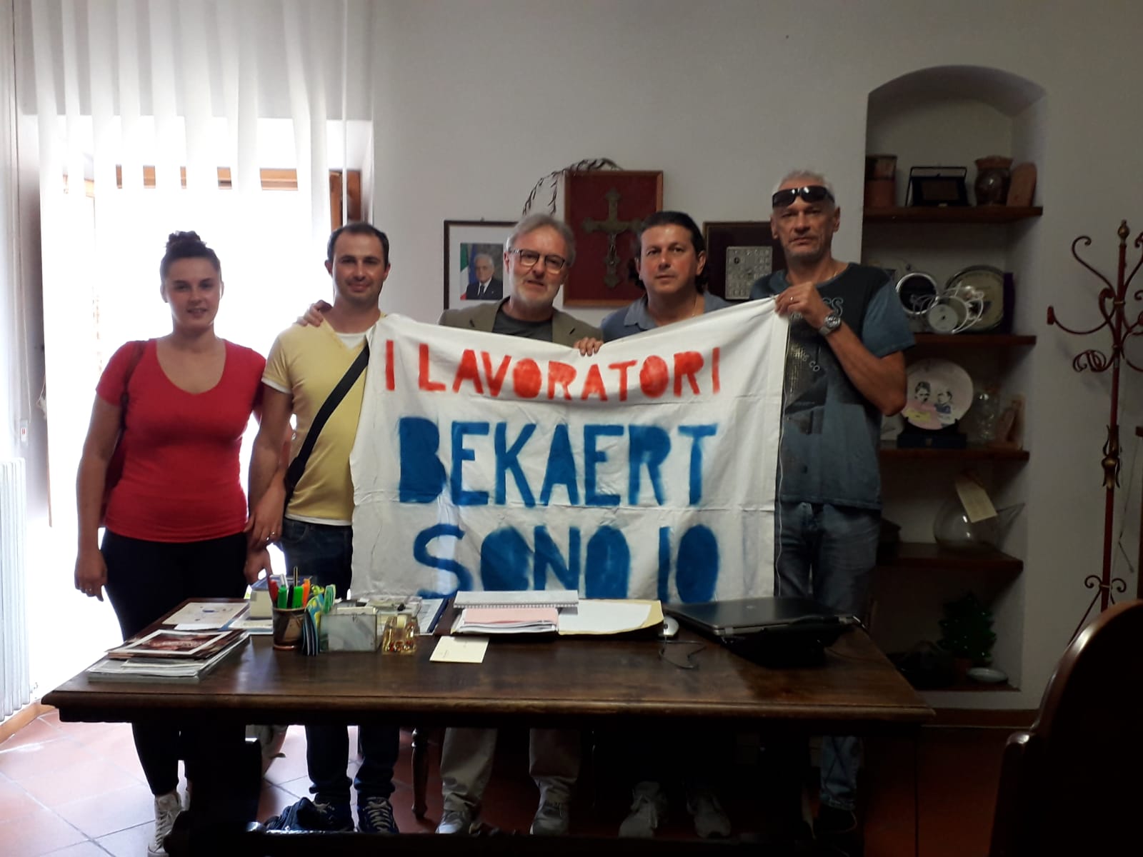 Il Sindaco incontra una delegazione di lavoratori della Bekaert