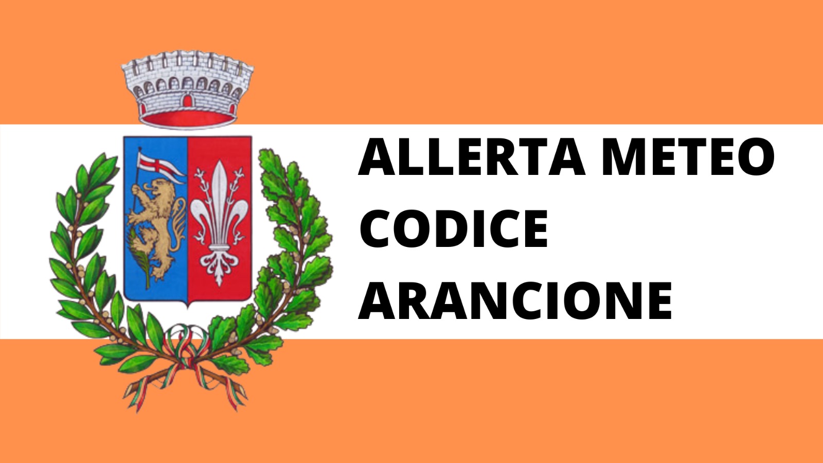 Allerta Meteo CODICE  ARANCIONE