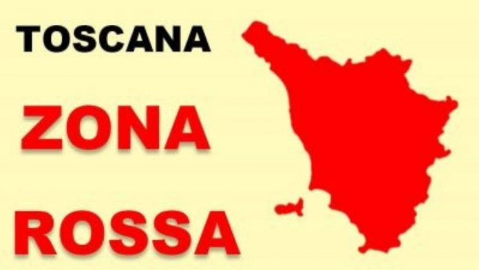 Toscana in zona rossa